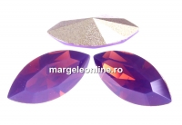 Swarovski navette, fancy chaton, cyclamen opal, 15mm - x2