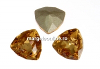 Swarovski, Trilliant fancy rivoli, light colorado topaz, 12mm - x1
