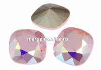 Swarovski, fancy square, rose water opal AB , 12mm - x1