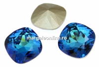 Swarovski, fancy square, bermuda blue, 12mm - x1