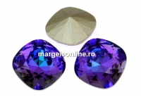 Swarovski, fancy square, heliotrope, 12mm - x1