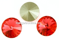 Swarovski, rivoli, padparadscha, 6mm - x2