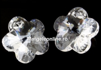 Swarovski, pandantiv floare, crystal, 14mm - x1