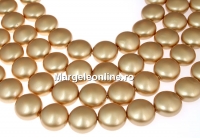 Perle Swarovski disc, vintage gold, 10mm - x10