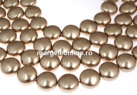 Perle Swarovski disc, bronze, 10mm - x10