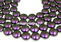 Perle Swarovski disc, iridescent purple, 10mm - x10