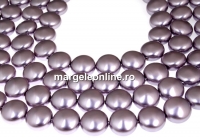 Perle Swarovski disc, mauve, 10mm - x10