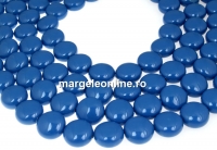 Perle Swarovski disc, lapis pearl, 12mm - x4