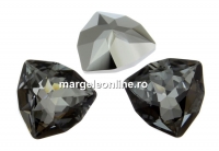 Swarovski, fancy rivoli Trilliant, silver night, 12mm - x1