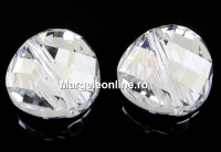 Swarovski, margele twist, comet argent light, 14mm - x1