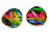 Swarovski, margele twist, vitrail medium, 14mm - x1