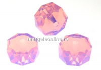 Swarovski, margele rondelle, rose water opal, 8mm - x2