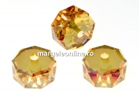 Swarovski, margele rondelle, metallic sunshine, 8mm - x2