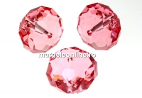 Swarovski, margele briolette, light rose, 18mm - x1