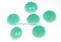 Swarovski, margele briolette, mint alabaster, 6mm - x4