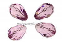 Swarovski, margele picatura, light amethyst, 10.5mm - x2