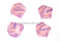 Swarovski, margele, helix fatetat, rose water opal, 6mm - x6