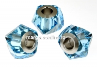 Swarovski, becharmed helix, aquamarine, 14mm - x1