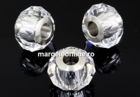 Swarovski, becharmed briolette, crystal, 14mm - x1