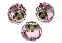 Swarovski, becharmed briolette, light amethyst, 14mm - x1