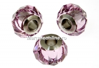 Swarovski, becharmed briolette, light amethyst, 14mm - x1