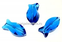 Swarovski, margele peste, capri blue, 14mm - x1