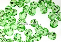 Swarovski, margele rotund fatetat, chrysolite, 4mm - x10