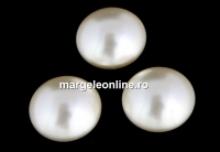 Swarovski, cabochon perla cristal, cream pearl, 16mm - x1