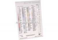 Swarovski bead sampler,, 30x20cm - x1