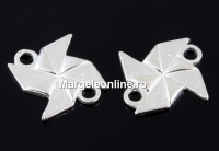 Link, rattle, 925 silver, 13mm  - x1