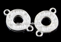 Link, coin, model, 925 silver, 15mm  - x1