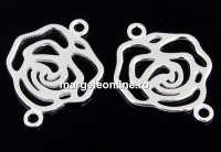 Link, rose, 925 silver, 19.5mm  - x1
