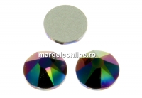 Swarovski, cabochon, rainbow dark, 7mm - x4