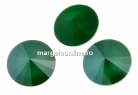 Swarovski, rivoli, royal green, 12mm - x2