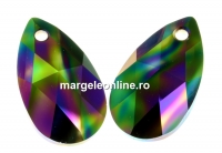 Swarovski, pandantiv picatura, rainbow dark, 16mm - x1