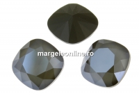 Swarovski, fancy square, dark grey, 12mm - x1