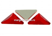 Swarovski, cabochon triangle gamma, light siam, 10mm - x1