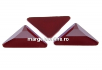 Swarovski, cabochon triangle gamma, dark red, 10mm - x1