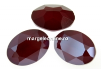 Swarovski, rivoli cabochon, oval, dark red, 18x13mm - x1