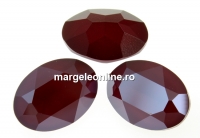 Swarovski, rivoli cabochon oval, dark red, 18x13mm - x1