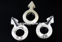 Swarovski, fancy pendant, simbol masculin, crystal, 18mm - x1