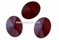 Swarovski, fancy oval, dark red, 14x10.5mm - x2