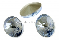 Swarovski, fancy oval, blue shade, 14x10.5mm - x2