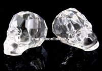 Swarovski, margele craniu, crystal, 15x13mm - x1