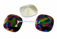 Swarovski, fancy square, rainbow dark, 10mm - x1