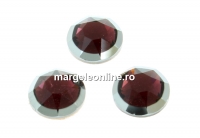 Swarovski, cabochon cristal hotfix, burgundy, SS34 - x4