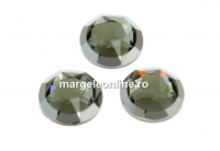 Swarovski, crystal cabochon hotfix, black diamond, SS34 - x4