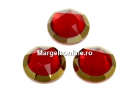Swarovski, cabochon cristal hotfix, light siam, SS34 - x4