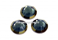 Swarovski, cabochon cristal hotfix, black diamond, SS34 - x4
