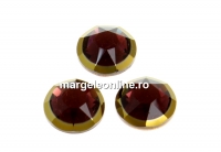 Swarovski, cabochon cristal hotfix, burgundy, SS34 - x4